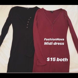 Fashion Nova midi dress